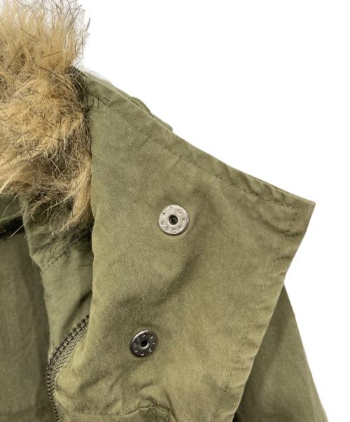 FRED PERRY（フレッドペリー）FRED PERRY (フレッドペリー) ファー付モッズコート カーキ サイズ:36の古着・服飾アイテム