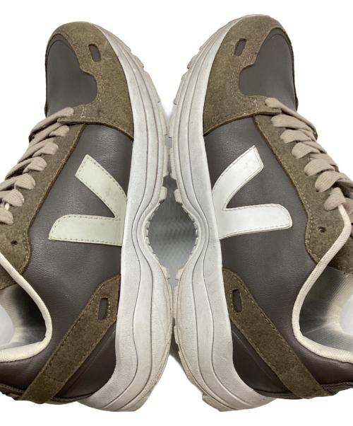 VEJA（ヴェジャ）VEJA (ヴェジャ) RICK OWENS (リックオウエンス) ローカットスニーカー グリーン×グレー サイズ:25.5cmの古着・服飾アイテム