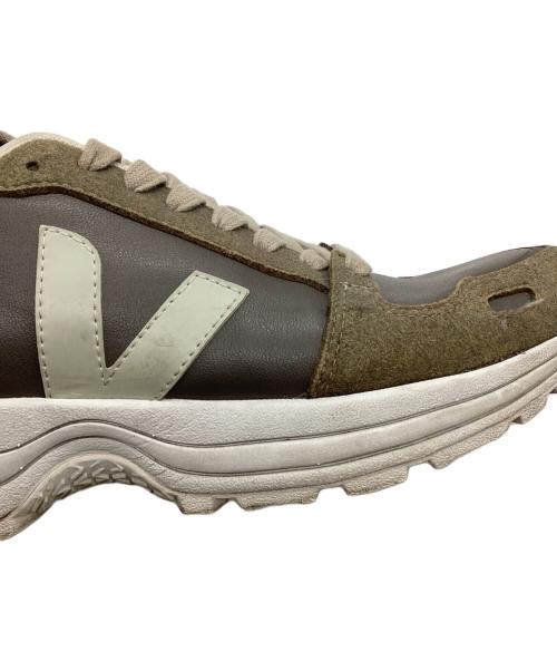 VEJA（ヴェジャ）VEJA (ヴェジャ) RICK OWENS (リックオウエンス) ローカットスニーカー グリーン×グレー サイズ:25.5cmの古着・服飾アイテム
