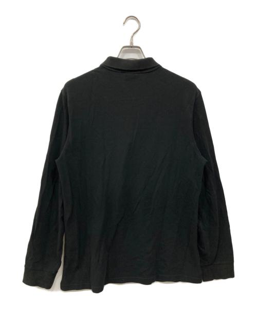 SUPREME（シュプリーム）Supreme (シュプリーム) LACOSTE (ラコステ) ハーフジッフカットソー ブラック サイズ:Lの古着・服飾アイテム