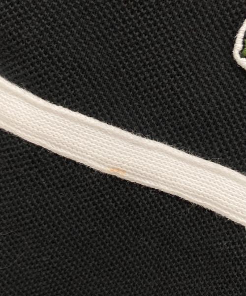 SUPREME（シュプリーム）Supreme (シュプリーム) LACOSTE (ラコステ) ハーフジッフカットソー ブラック サイズ:Lの古着・服飾アイテム