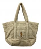 POLO RALPH LAURENポロ・ラルフローレン）の古着「ボアポニー刺繍トートバッグ」｜ベージュ