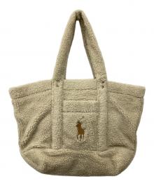 POLO RALPH LAUREN（ポロ・ラルフローレン）の古着「ボアポニー刺繍トートバッグ」｜ベージュ