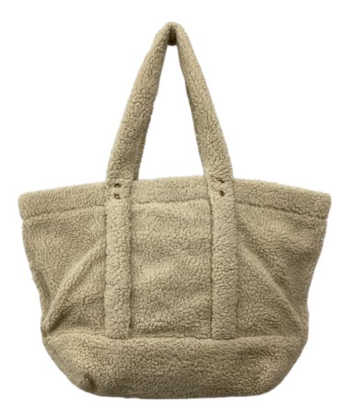 POLO RALPH LAUREN（ポロ・ラルフローレン）POLO RALPH LAUREN (ポロ・ラルフローレン) ボアポニー刺繍トートバッグ ベージュの古着・服飾アイテム