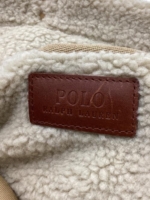 POLO RALPH LAUREN（ポロ・ラルフローレン）POLO RALPH LAUREN (ポロ・ラルフローレン) ボアポニー刺繍トートバッグ ベージュの古着・服飾アイテム