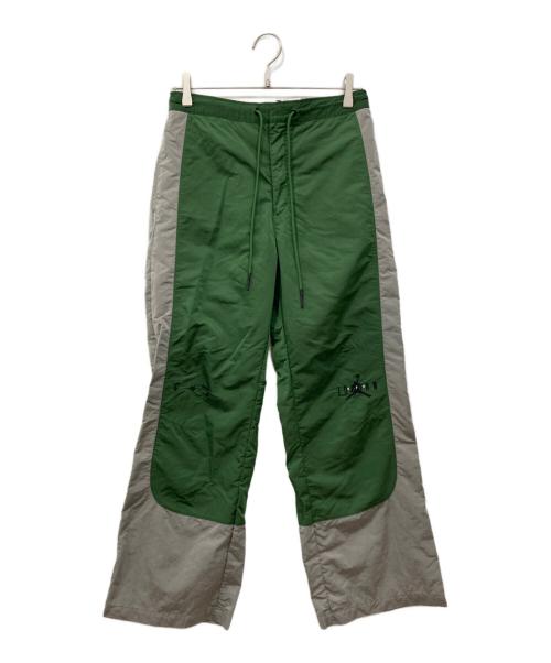 JORDAN（ジョーダン）JORDAN (ジョーダン) OFFWHITE (オフホワイト) トラックパンツ グリーン サイズ:Sの古着・服飾アイテム
