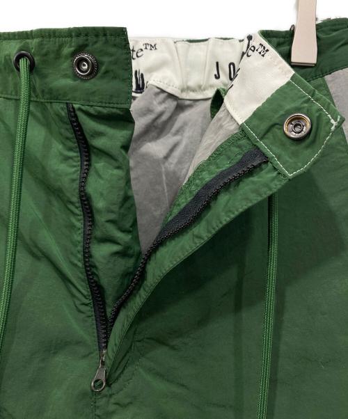 JORDAN（ジョーダン）JORDAN (ジョーダン) OFFWHITE (オフホワイト) トラックパンツ グリーン サイズ:Sの古着・服飾アイテム