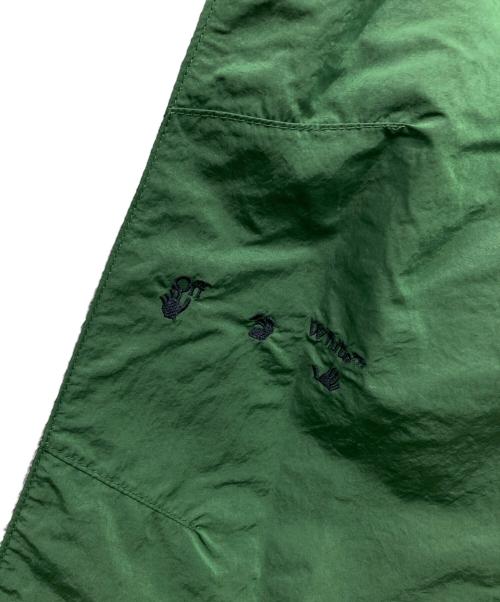 JORDAN（ジョーダン）JORDAN (ジョーダン) OFFWHITE (オフホワイト) トラックパンツ グリーン サイズ:Sの古着・服飾アイテム