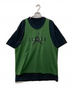 JORDAN×OFFWHITEジョーダン×オフホワイト）の古着「AS M J OW SS TOP FOREST GREEN /」｜ブラック