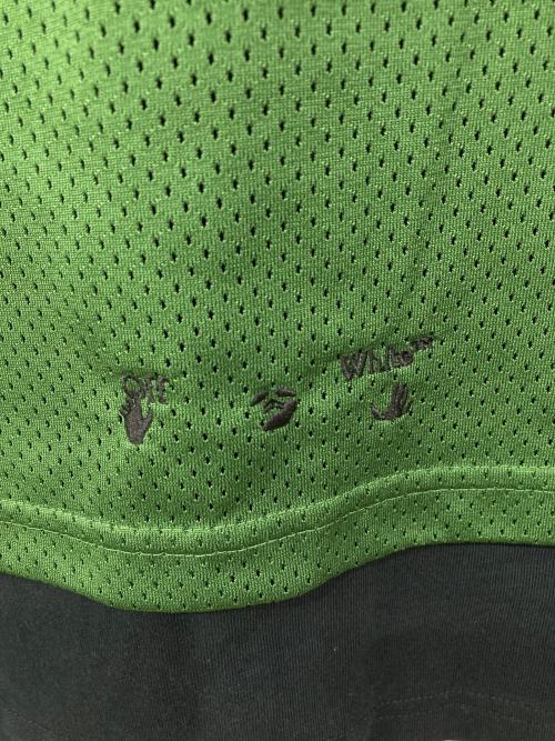 JORDAN（ジョーダン）JORDAN (ジョーダン) OFFWHITE (オフホワイト) AS M J OW SS TOP FOREST GREEN /  ブラック サイズ:Sの古着・服飾アイテム