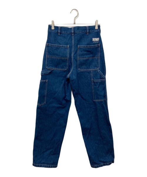 WIND AND SEA（ウィンダンシー）WIND AND SEA (ウィンダンシー) ダブルニーデニムパンツ インディゴ サイズ:Sの古着・服飾アイテム