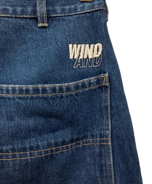 WIND AND SEA（ウィンダンシー）WIND AND SEA (ウィンダンシー) ダブルニーデニムパンツ インディゴ サイズ:Sの古着・服飾アイテム
