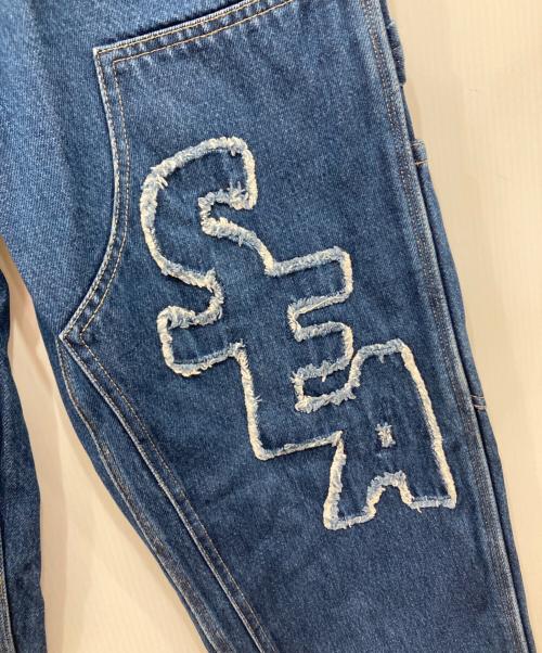 WIND AND SEA（ウィンダンシー）WIND AND SEA (ウィンダンシー) ダブルニーデニムパンツ インディゴ サイズ:Sの古着・服飾アイテム