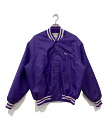 DeLong（デロング）の古着「スタジャン」｜パープル