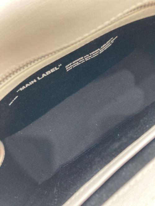 OFFWHITE（オフホワイト）OFFWHITE (オフホワイト) クリップショルダーバッグ ホワイト×ブラックの古着・服飾アイテム