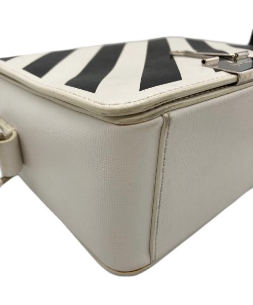 OFFWHITE（オフホワイト）OFFWHITE (オフホワイト) クリップショルダーバッグ ホワイト×ブラックの古着・服飾アイテム