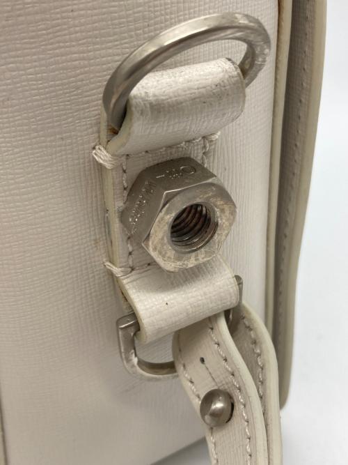 OFFWHITE（オフホワイト）OFFWHITE (オフホワイト) クリップショルダーバッグ ホワイト×ブラックの古着・服飾アイテム