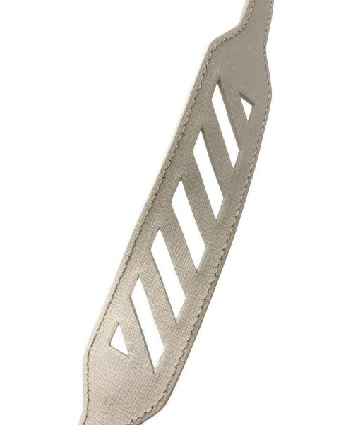 OFFWHITE（オフホワイト）OFFWHITE (オフホワイト) クリップショルダーバッグ ホワイト×ブラックの古着・服飾アイテム