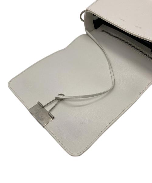 OFFWHITE（オフホワイト）OFFWHITE (オフホワイト) クリップショルダーバッグ ホワイト×ブラックの古着・服飾アイテム