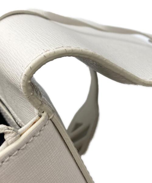 OFFWHITE（オフホワイト）OFFWHITE (オフホワイト) クリップショルダーバッグ ホワイト×ブラックの古着・服飾アイテム