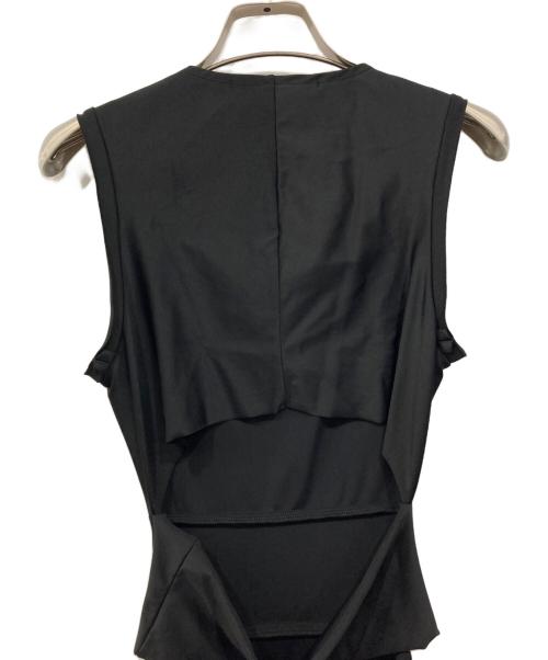 LIMI feu（リミフゥ）LIMI feu (リミフゥ) メッシュプリーツドレス ブラック サイズ:2の古着・服飾アイテム