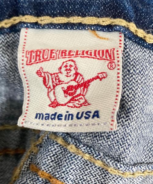 TRUE RELIGION（トゥルー レリジョン）TRUE RELIGION (トゥルー レリジョン) ブーツカットステッチデニムパンツ ブラック サイズ:32の古着・服飾アイテム