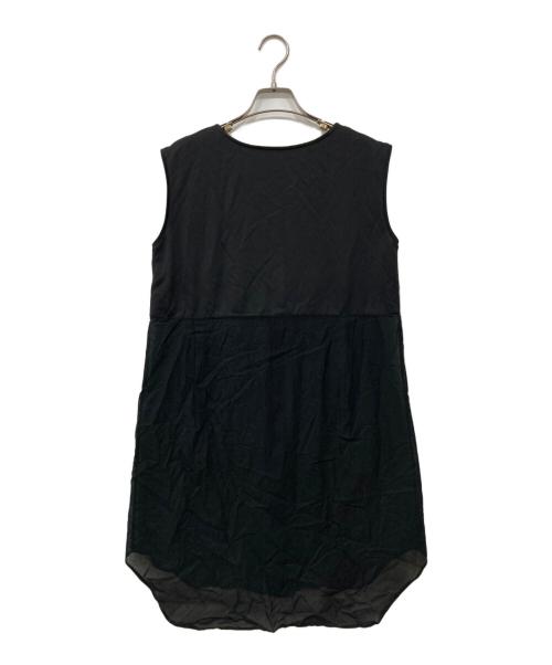 LE PHIL（ル フィル）LE PHIL (ル フィル) シアーコンビインナーブラウス ブラック サイズ:Freeの古着・服飾アイテム