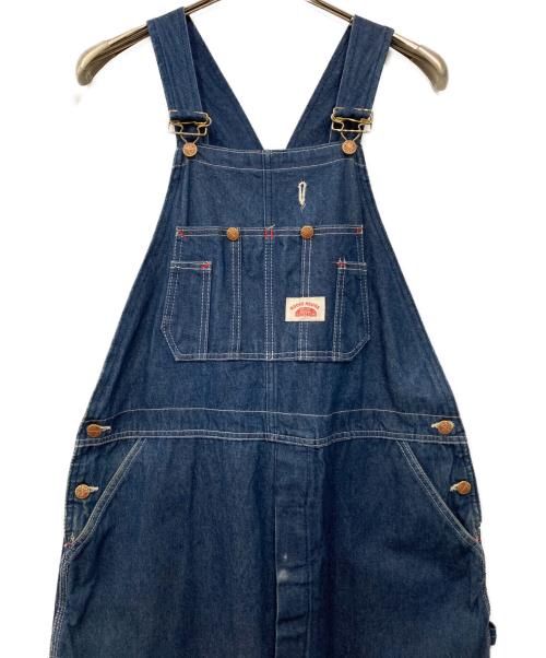 round house（ラウンドハウス）round house (ラウンドハウス) オーバーオール インディゴ サイズ:38の古着・服飾アイテム