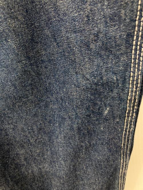 round house（ラウンドハウス）round house (ラウンドハウス) オーバーオール インディゴ サイズ:38の古着・服飾アイテム