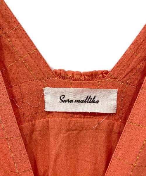 sara mallika（サラマリカ）sara mallika (サラマリカ) ノースリーブワンピース ピンク サイズ:Lの古着・服飾アイテム