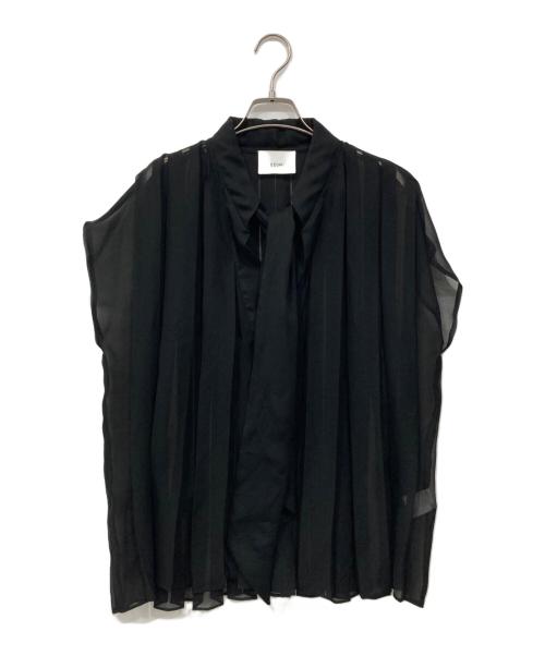 EZUMI（エズミ）EZUMI (エズミ) シフォンボウタイブラウス ブラック サイズ:Freeの古着・服飾アイテム