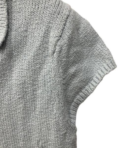 theory（セオリー）theory (セオリー) ニットポロシャツ ブルー サイズ:Sの古着・服飾アイテム