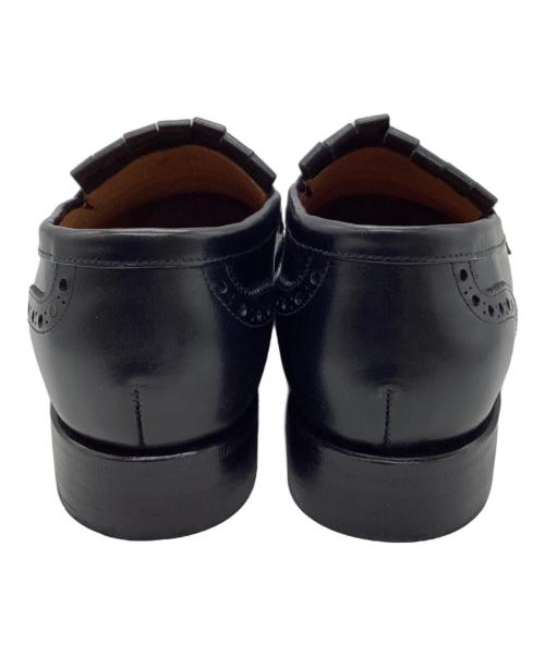 Jalan Sriwijaya（ジャランスリウァヤ）Jalan Sriwijaya (ジャランスリウァヤ) タッセルウィングチップローファー ブラック サイズ:5の古着・服飾アイテム