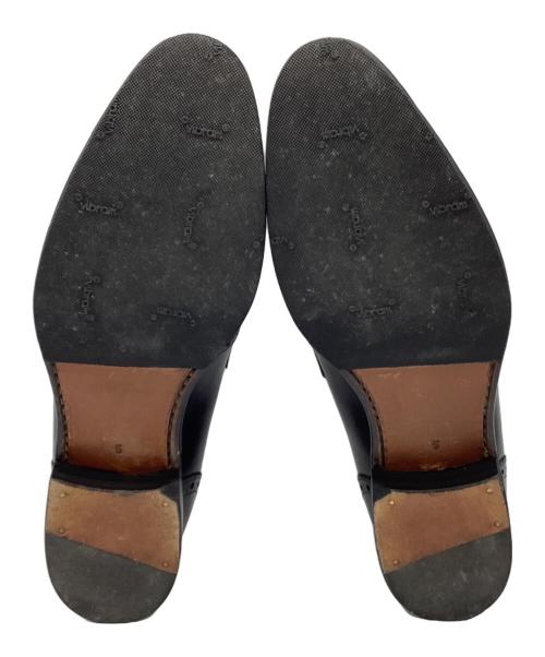 Jalan Sriwijaya（ジャランスリウァヤ）Jalan Sriwijaya (ジャランスリウァヤ) タッセルウィングチップローファー ブラック サイズ:5の古着・服飾アイテム