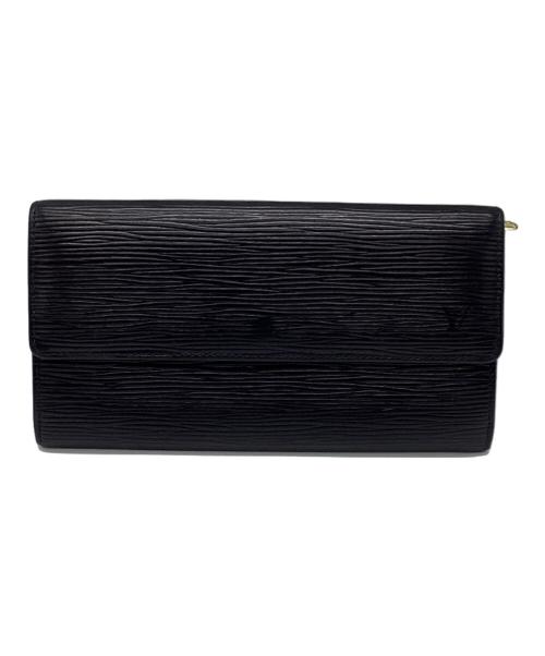 LOUIS VUITTON（ルイ ヴィトン）LOUIS VUITTON (ルイ ヴィトン) 長財布 ブラックの古着・服飾アイテム
