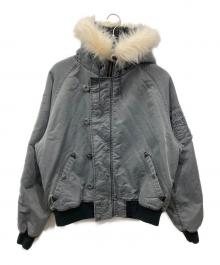 BADWAY（バッドウェイ）の古着「N2B フライトジャケット」｜グレー