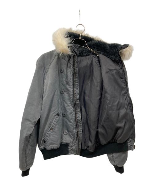 BADWAY（バッドウェイ）BADWAY (バッドウェイ) N2B フライトジャケット グレー サイズ:Mの古着・服飾アイテム