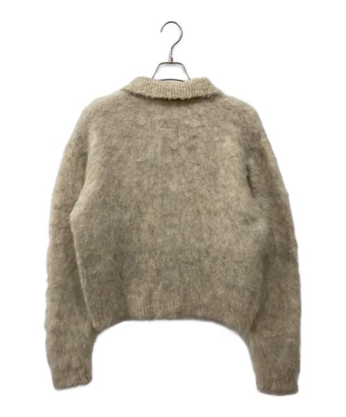 Ballsy.Brothers（ボールジーブラザーズ）BALLSY.BROTHERS (ボールジーブラザーズ) mohair blend knit cardigan ベージュ サイズ:Mの古着・服飾アイテム
