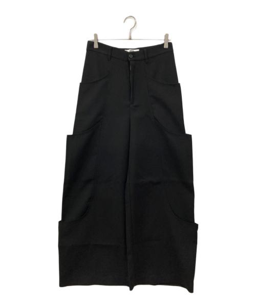 GOAT ESSENCE（ゴートエッセンス）GOAT ESSENCE (ゴートエッセンス) TUCK SIDE POCKET PANTS ブラック サイズ:1の古着・服飾アイテム