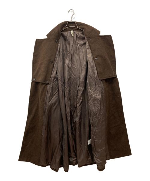 kooi（コーイ）KOOI (コーイ) 2WAYウールトレンチコート ブラウン サイズ:2の古着・服飾アイテム