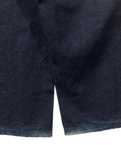 Ballsy.Brothers（ボールジーブラザーズ）BALLSY.BROTHERS (ボールジーブラザーズ) ワイドバギーペインターデニムパンツ インディゴ サイズ:Lの古着・服飾アイテム