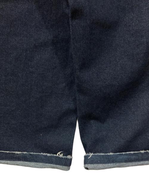 Ballsy.Brothers（ボールジーブラザーズ）BALLSY.BROTHERS (ボールジーブラザーズ) ワイドバギーペインターデニムパンツ インディゴ サイズ:Lの古着・服飾アイテム