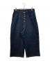 BALLSY.BROTHERS（ボールジーブラザーズ）の古着「ワイドバギーペインターデニムパンツ」｜インディゴ