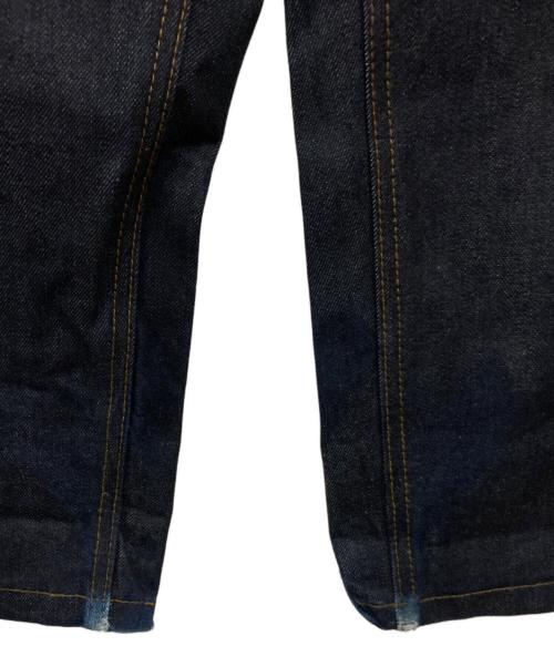 BADWAY（バッドウェイ）BADWAY (バッドウェイ) BALLSY.BROTHERS (ボールジーブラザーズ) ダブルニーデニムパンツ インディゴ サイズ:Lの古着・服飾アイテム