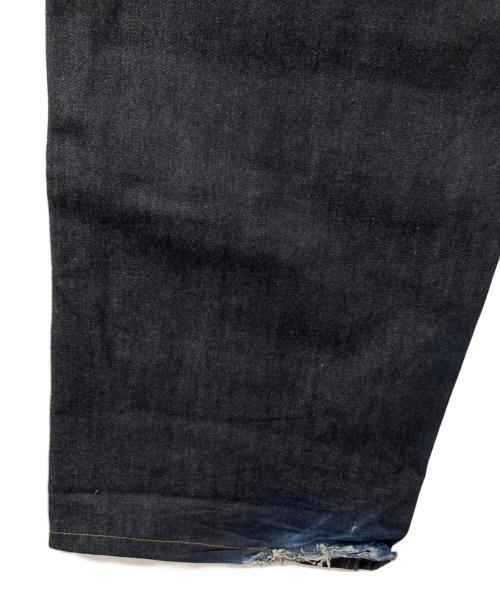 BADWAY（バッドウェイ）BADWAY (バッドウェイ) BALLSY.BROTHERS (ボールジーブラザーズ) ダブルニーデニムパンツ インディゴ サイズ:Lの古着・服飾アイテム