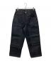 BADWAY（バッドウェイ）の古着「ダブルニーデニムパンツ」｜インディゴ