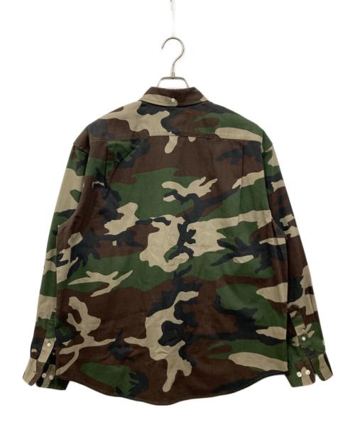 SUPREME（シュプリーム）SUPREME (シュプリーム) ウッドランドカモデニムシャツ カーキ サイズ:Mの古着・服飾アイテム