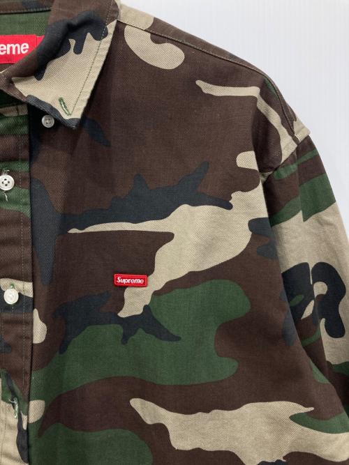 SUPREME（シュプリーム）SUPREME (シュプリーム) ウッドランドカモデニムシャツ カーキ サイズ:Mの古着・服飾アイテム
