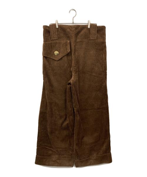 KOOKY ZOO（ク―キーズ―）KOOKY ZOO (ク―キーズ―) コーデュロイトラウザーパンツ ブラウン サイズ:Bの古着・服飾アイテム