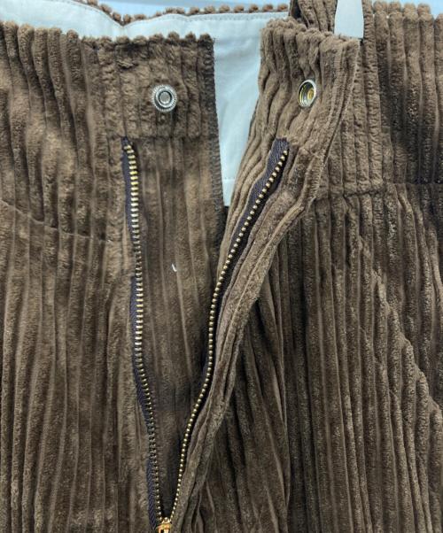 KOOKY ZOO（ク―キーズ―）KOOKY ZOO (ク―キーズ―) コーデュロイトラウザーパンツ ブラウン サイズ:Bの古着・服飾アイテム